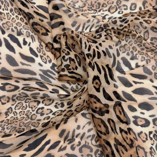 Leopardinio rašto viskozė su šilku