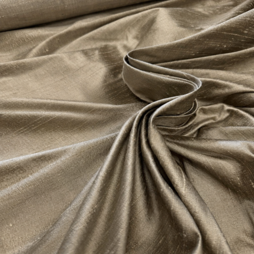 Shantung 100% šilkas Taupe