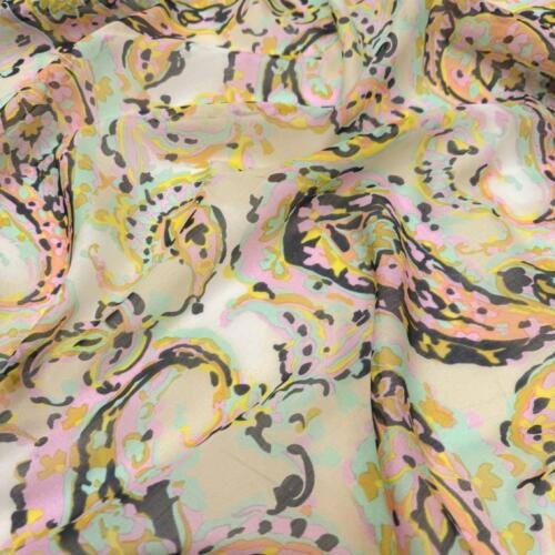 Margas medvilnės ir šilko batistas